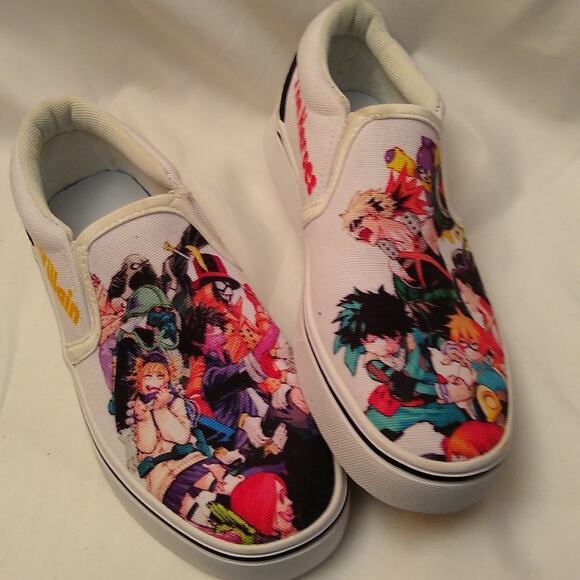 My Hero Academia Shoes - My Hero Academia women's Size 7 loafers. Funky and Colorful